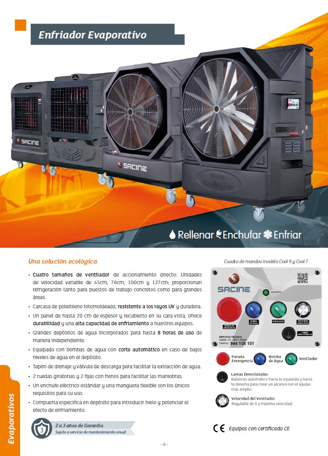 Enfriador Evaporativo Portatil COOL 7